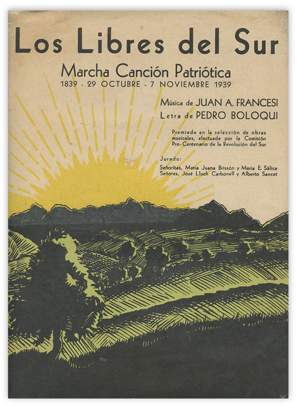 Partitura Libres del Sur
